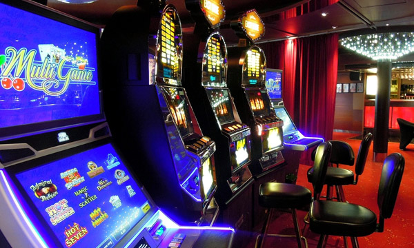 Casinos terrestres, machines à sous